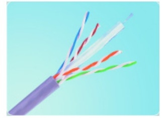 4P 23AWG CAT6 UTP LAN Cable PVC Jacket As Horizontal Floor Cabling