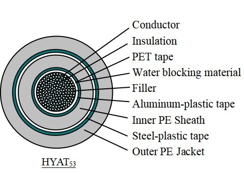 HYA53 CAT LAN Cable