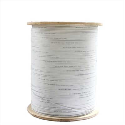 Black FTTH Drop Fiber Optic Cable 1km 6 Core Multimode
